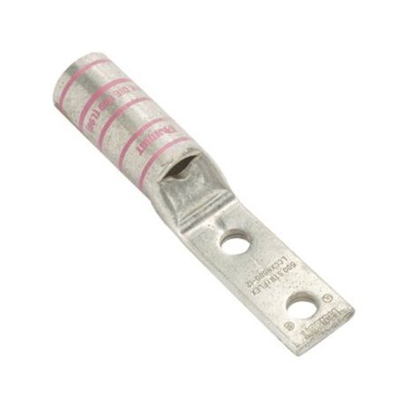 Panduit Copper Compression Lug, 2 Hole, 500 kcmi LCCXN500-12-6